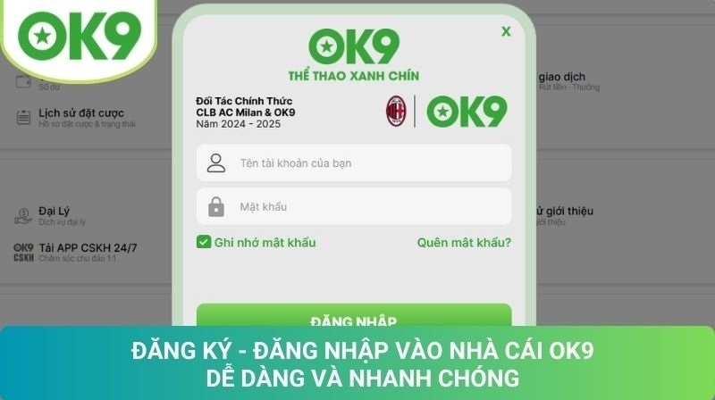 OK9 🎖️ Trang Chủ Nhà Cái OK9.COM | Ưu Đãi Nạp Đầu Hot 20 HƯỚNG DẪN ĐĂNG KÝ OK9 CHI TIẾT TỪNG BƯỚC (PC & MOBILE)